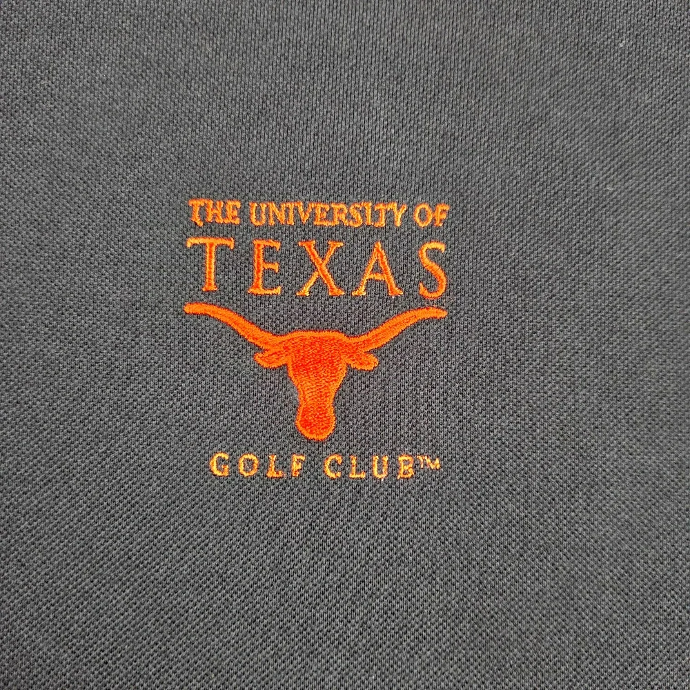 Texas Longhorns Polo‎ Golf Ralph Lauren Shirt XXL Black Texas Golf Club Logo